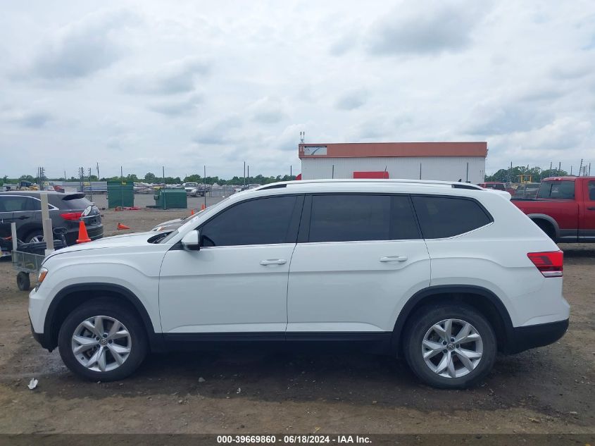 2019 Volkswagen Atlas 3.6L V6 Se VIN: 1V2DR2CA7KC549668 Lot: 39669860