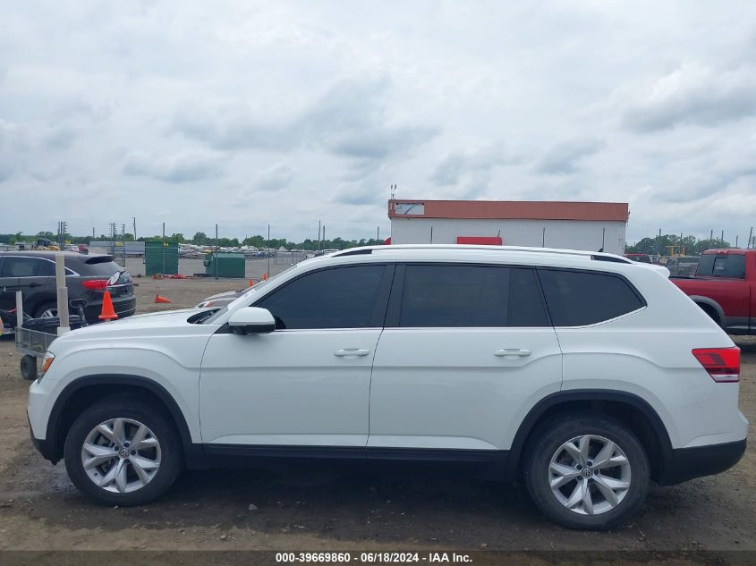 2019 Volkswagen Atlas 3.6L V6 Se VIN: 1V2DR2CA7KC549668 Lot: 39669860