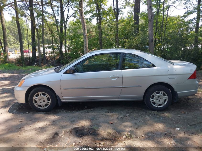 2002 Honda Civic Lx VIN: 1HGEM22502L056649 Lot: 39669863