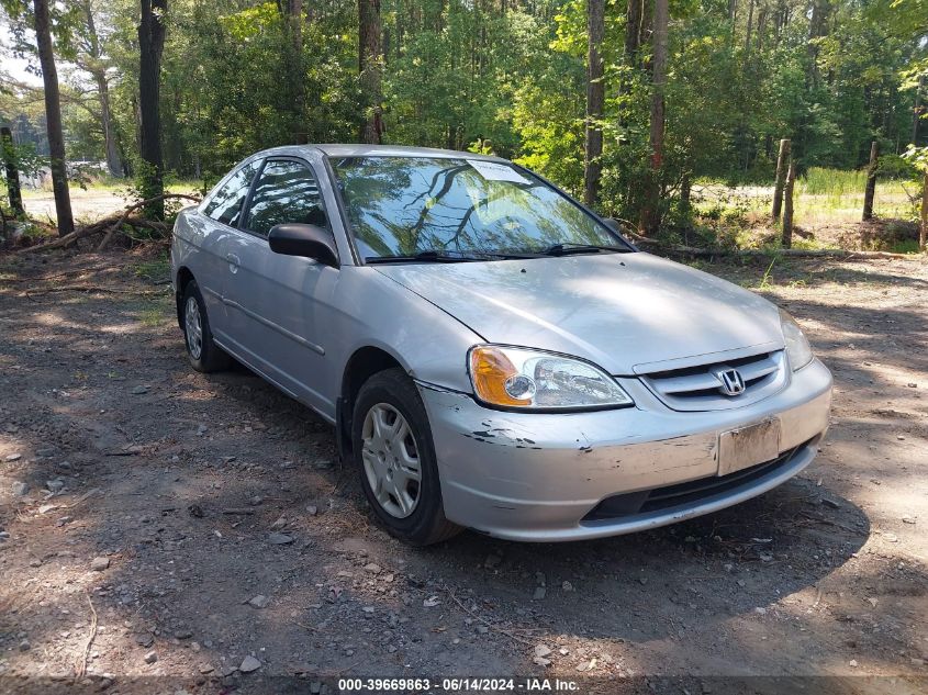 2002 Honda Civic Lx VIN: 1HGEM22502L056649 Lot: 39669863