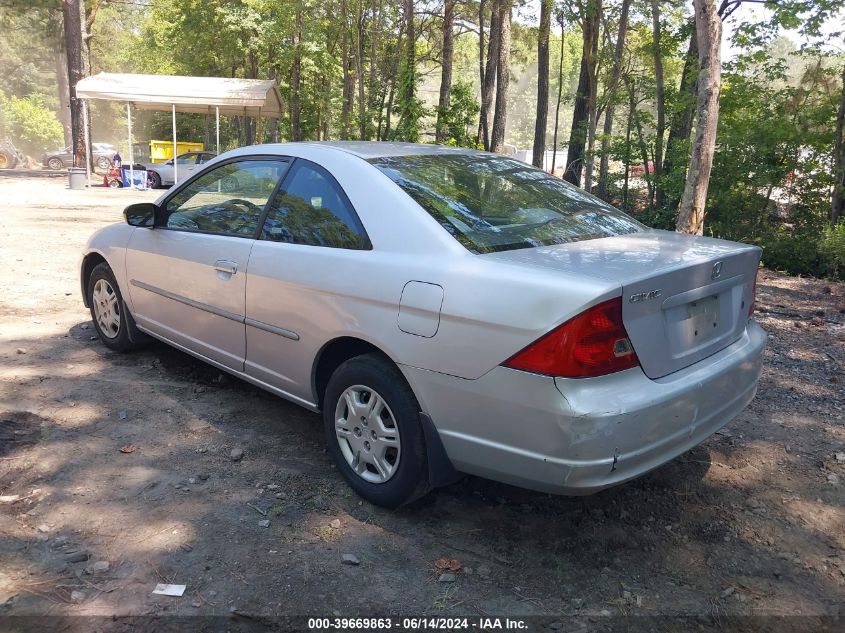 2002 Honda Civic Lx VIN: 1HGEM22502L056649 Lot: 39669863