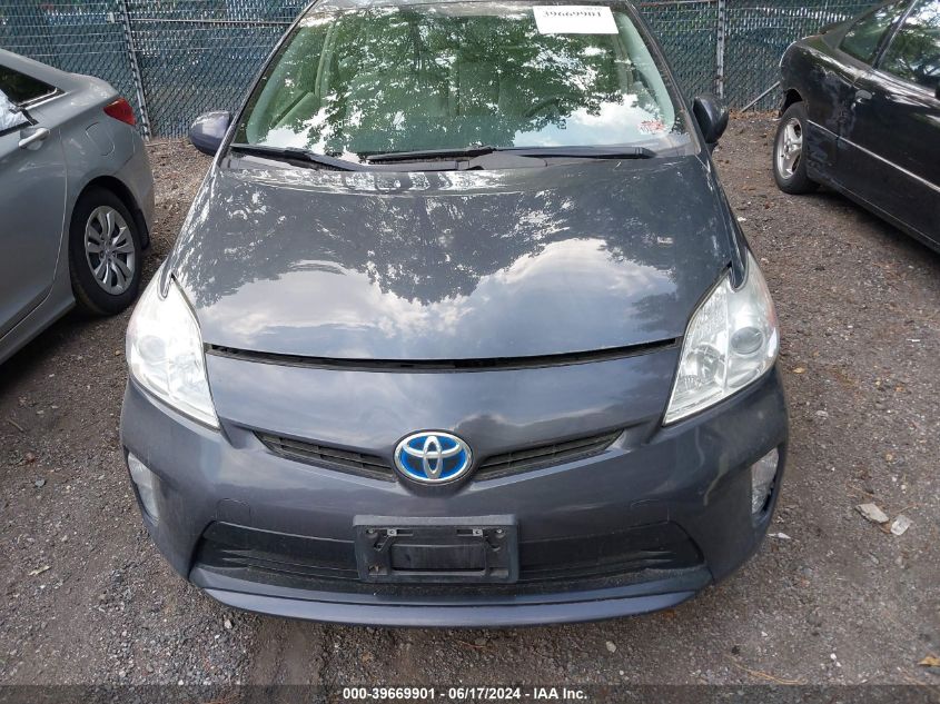 2014 Toyota Prius Two VIN: JTDKN3DUXE0382067 Lot: 39669901