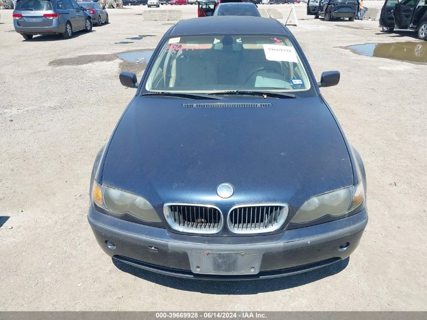 2004 BMW 325I VIN: WBAEV33454KR32032 Lot: 39669928