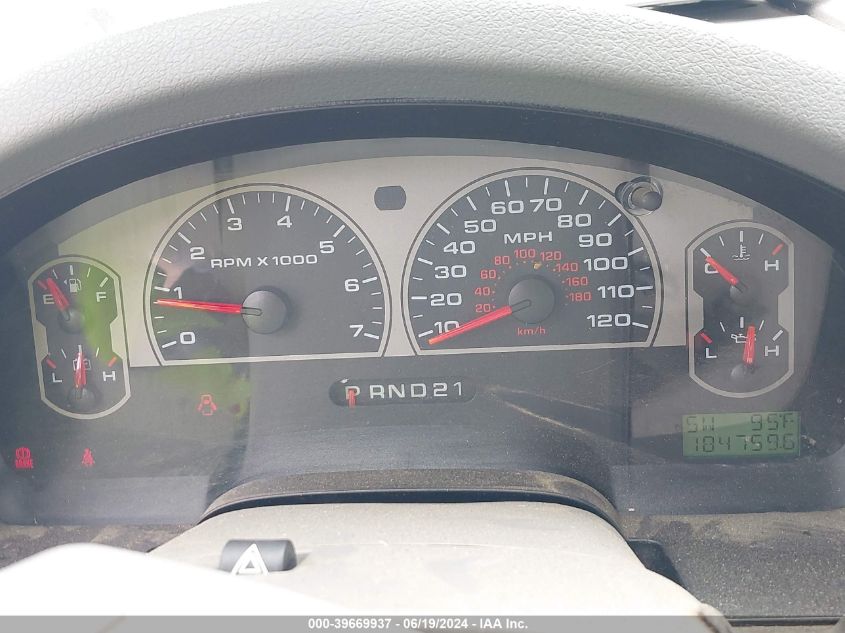 2007 Ford F-150 Lariat/Stx/Xl/Xlt VIN: 1FTPX12V67FB31384 Lot: 39669937