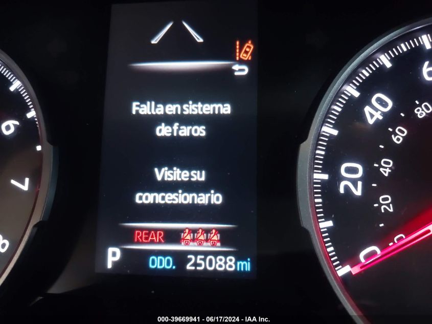 2021 Toyota Rav4 Le VIN: 2T3F1RFV1MC227828 Lot: 39669941