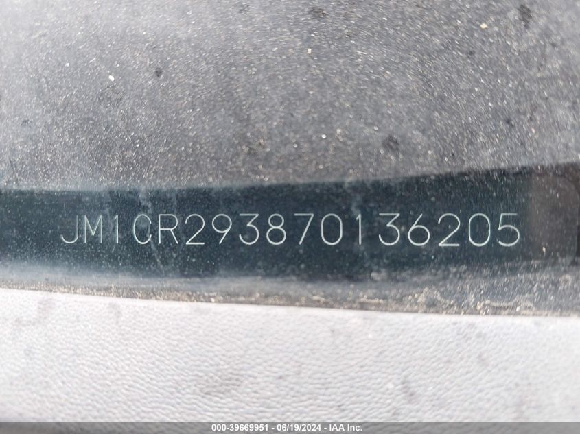 2007 Mazda 5 VIN: JM1CR293870136205 Lot: 39669951