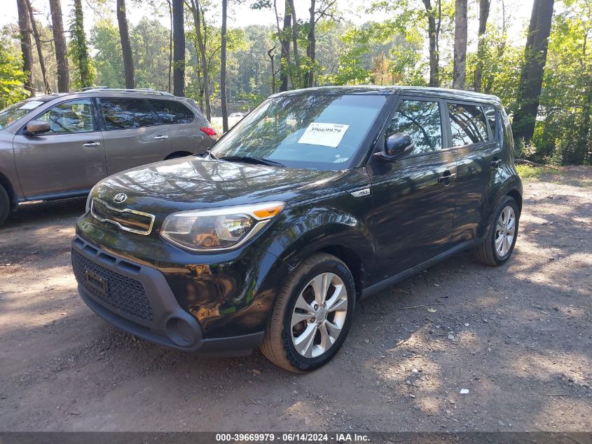 2014 Kia Soul + VIN: KNDJP3A56E7076008 Lot: 39669979