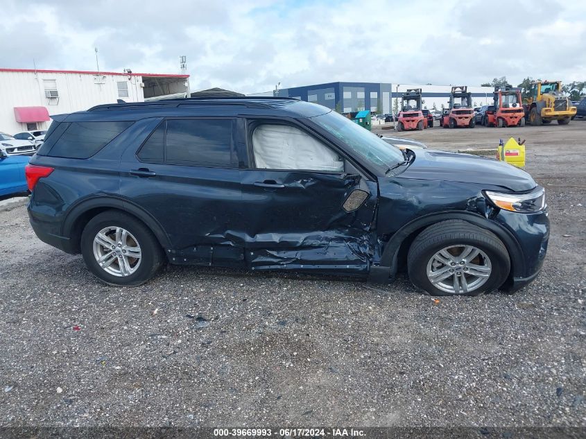 2022 Ford Explorer Xlt VIN: 1FMSK7DH1NGB64010 Lot: 39669993