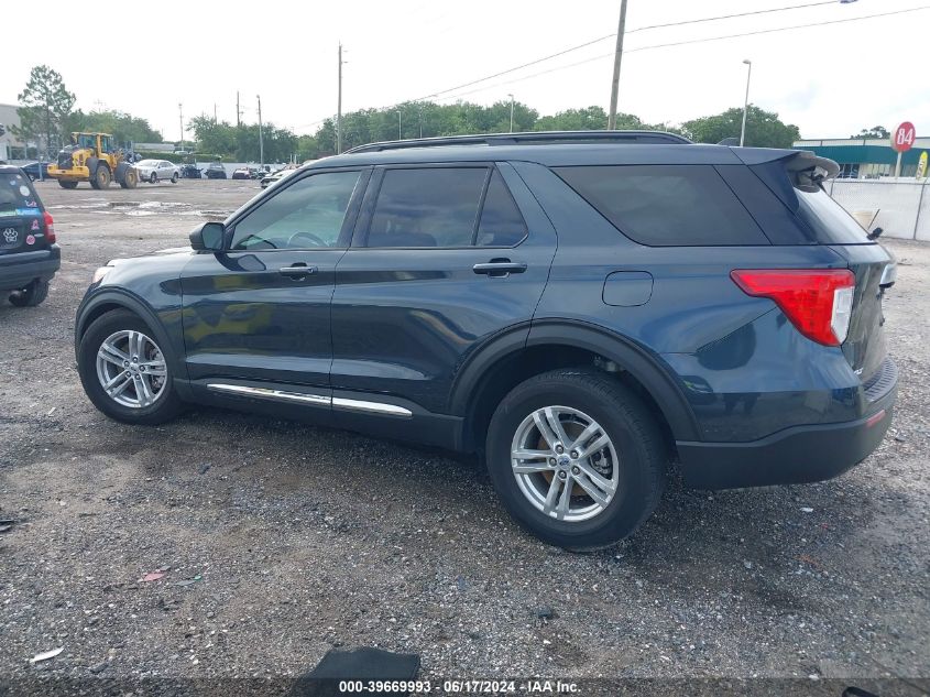 2022 Ford Explorer Xlt VIN: 1FMSK7DH1NGB64010 Lot: 39669993