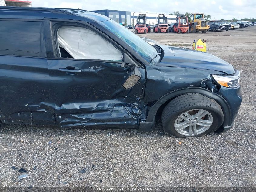 2022 Ford Explorer Xlt VIN: 1FMSK7DH1NGB64010 Lot: 39669993