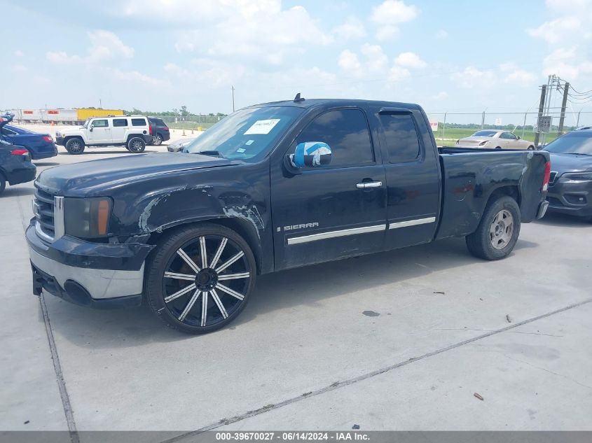 2007 GMC Sierra 1500 Sle1 VIN: 2GTEC19CX71727936 Lot: 39670027