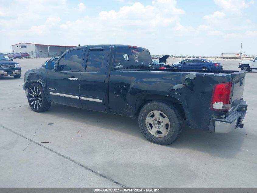 2007 GMC Sierra 1500 Sle1 VIN: 2GTEC19CX71727936 Lot: 39670027