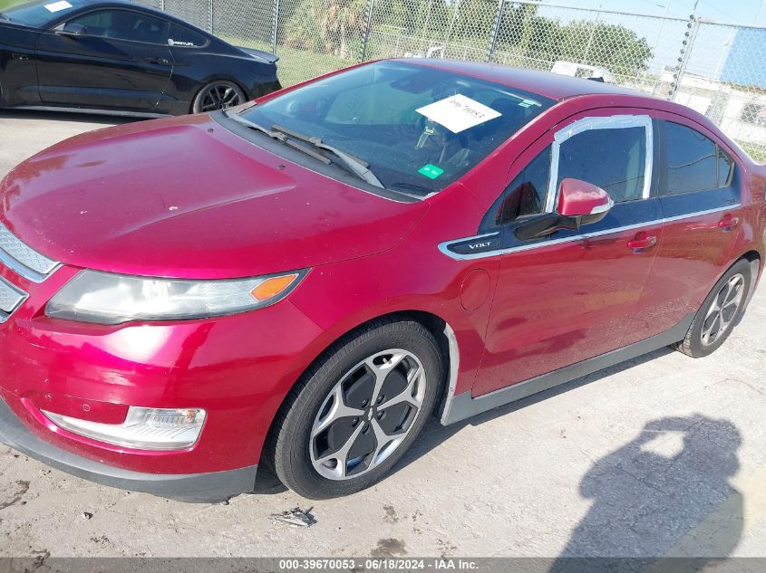 2013 Chevrolet Volt VIN: 1G1RD6E4XDU108675 Lot: 39670053