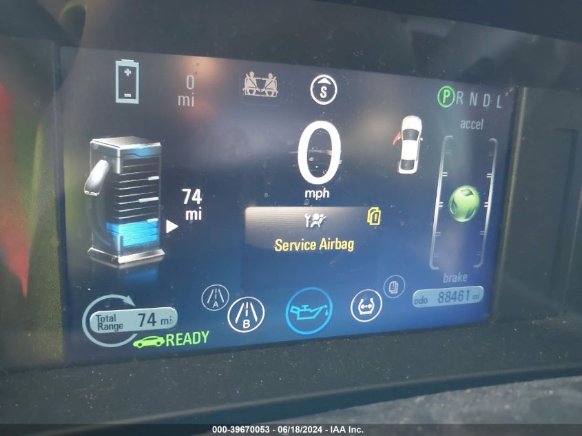 2013 Chevrolet Volt VIN: 1G1RD6E4XDU108675 Lot: 39670053