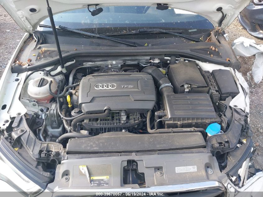 2016 Audi A3 2.0T Premium VIN: WAUB8GFF8G1050166 Lot: 39670057