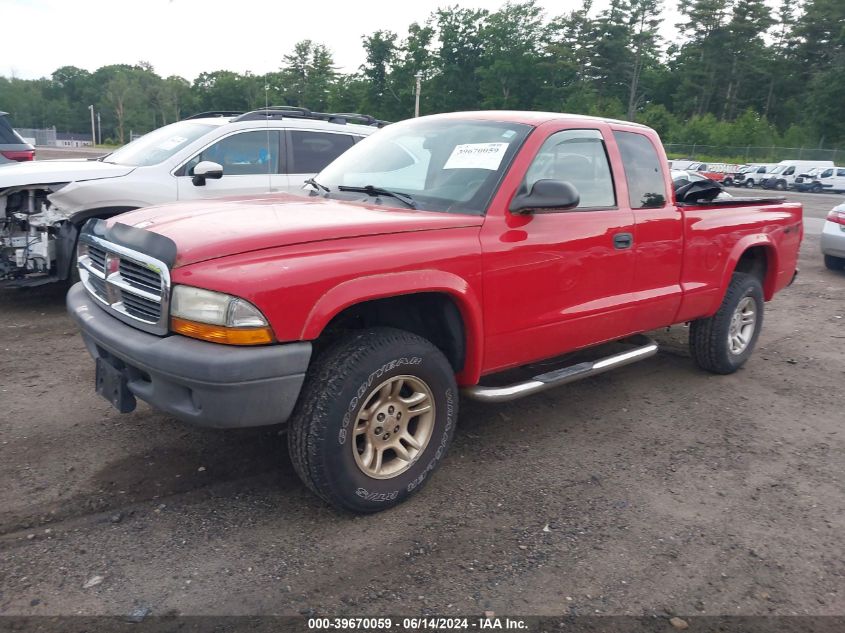 2004 Dodge Dakota VIN: 1D7HG12K64S596332 Lot: 39670059