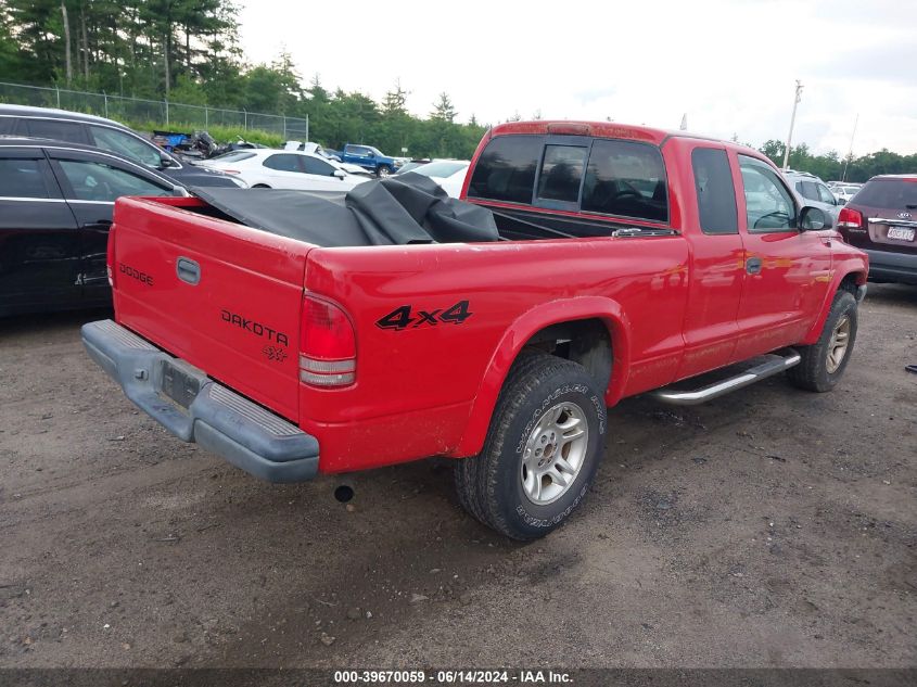 2004 Dodge Dakota VIN: 1D7HG12K64S596332 Lot: 39670059