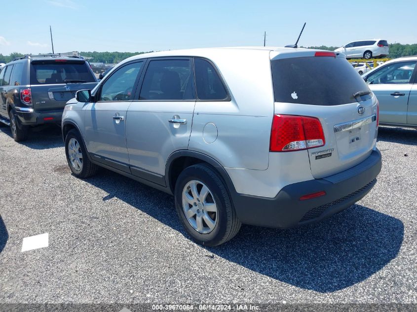 2012 Kia Sorento Lx VIN: 5XYKT3A15CG285558 Lot: 39670064