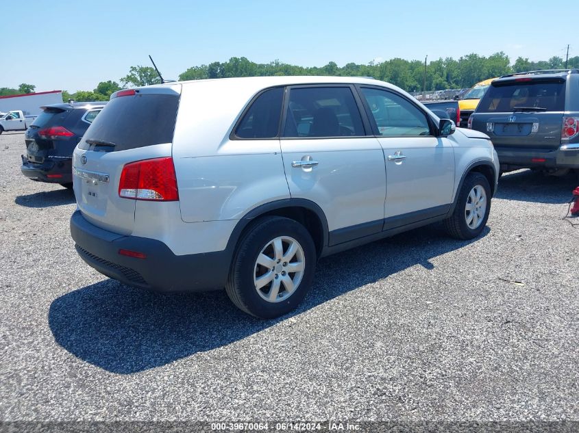 2012 Kia Sorento Lx VIN: 5XYKT3A15CG285558 Lot: 39670064