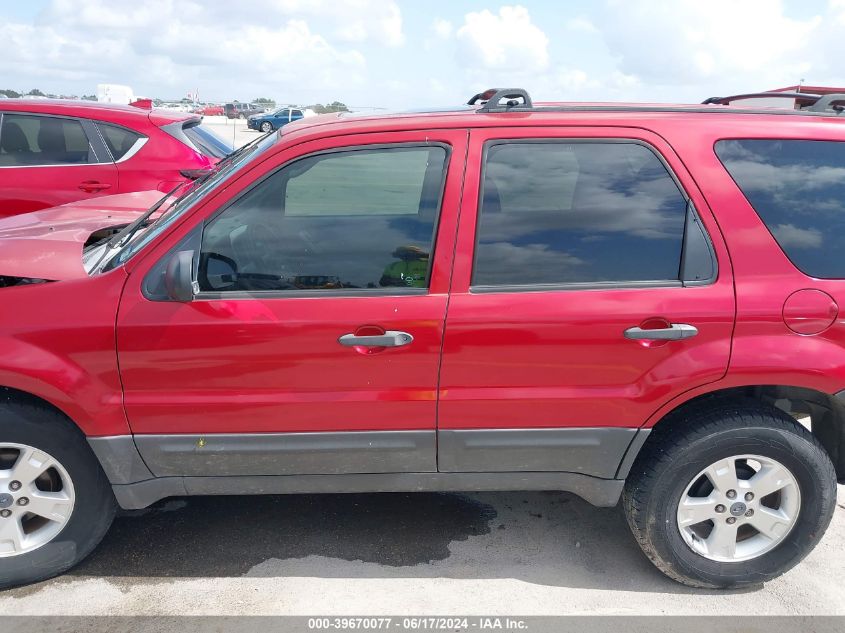 2006 Ford Escape Xlt/Xlt Sport VIN: 1FMYU03136KD56009 Lot: 39670077