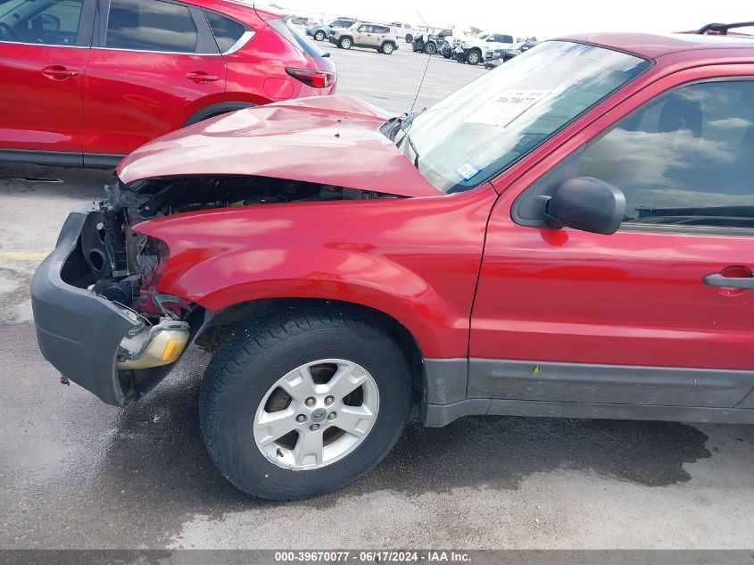 2006 Ford Escape Xlt/Xlt Sport VIN: 1FMYU03136KD56009 Lot: 39670077