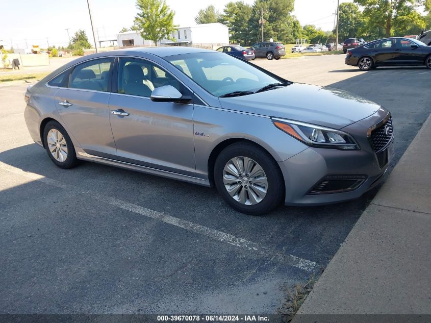 2016 Hyundai Sonata Hybrid Se VIN: KMHE24L17GA035291 Lot: 39670078