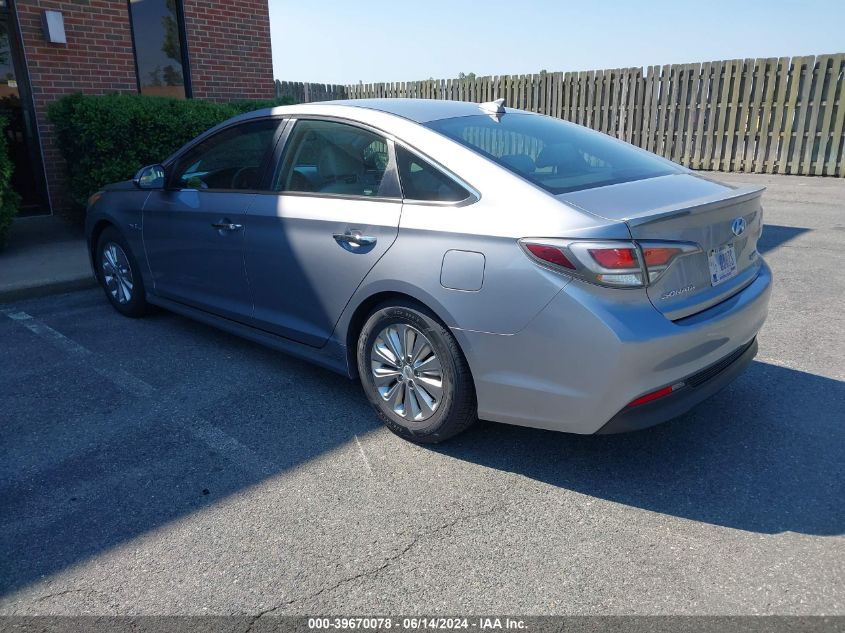 2016 Hyundai Sonata Hybrid Se VIN: KMHE24L17GA035291 Lot: 39670078