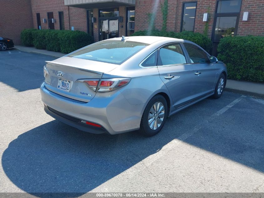 2016 Hyundai Sonata Hybrid Se VIN: KMHE24L17GA035291 Lot: 39670078