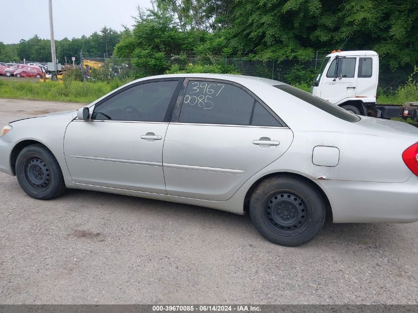 2003 Toyota Camry Le VIN: 4T1BE32KX3U700580 Lot: 39670085