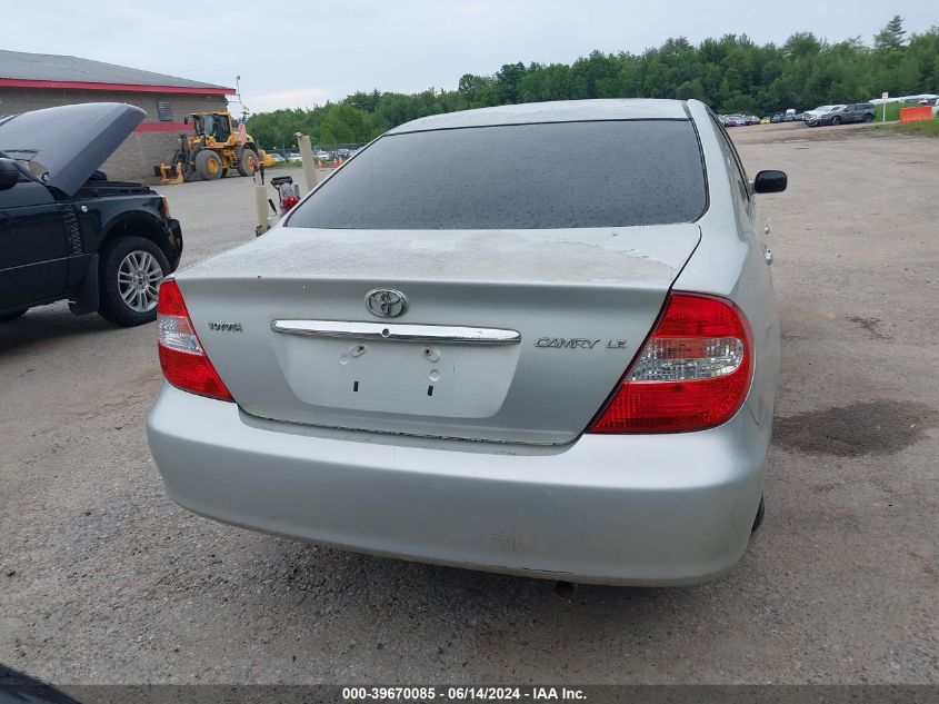 2003 Toyota Camry Le VIN: 4T1BE32KX3U700580 Lot: 39670085