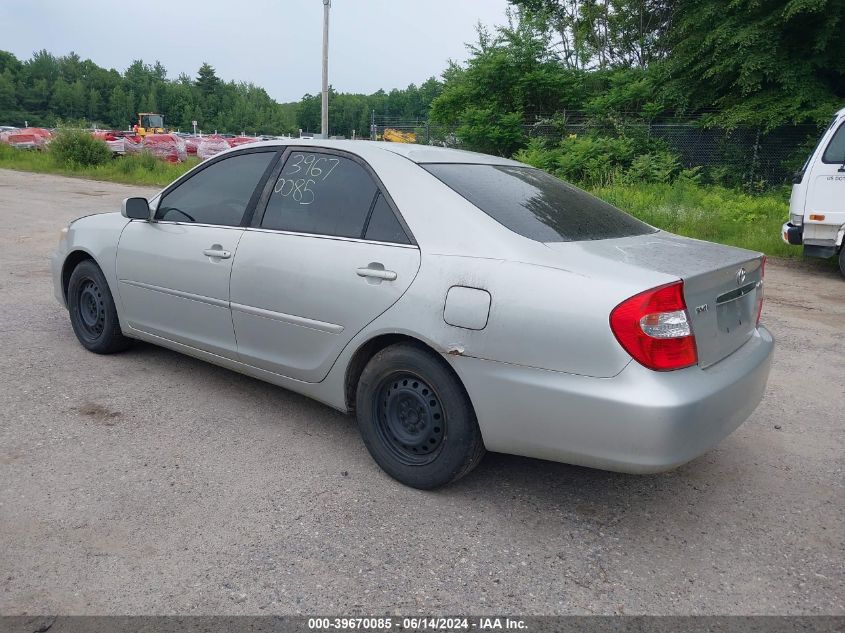 4T1BE32KX3U700580 | 2003 TOYOTA CAMRY