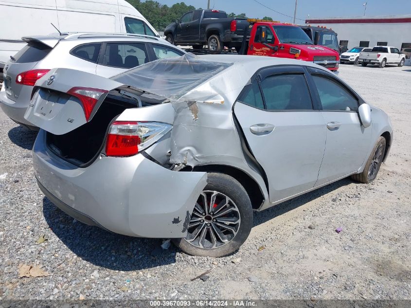 2T1BURHE9FC269243 | 2015 TOYOTA COROLLA