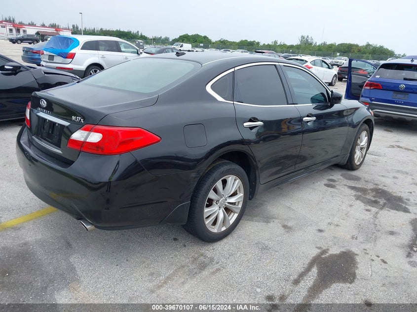 2011 Infiniti M37X VIN: JN1BY1ARXBM374411 Lot: 39670107