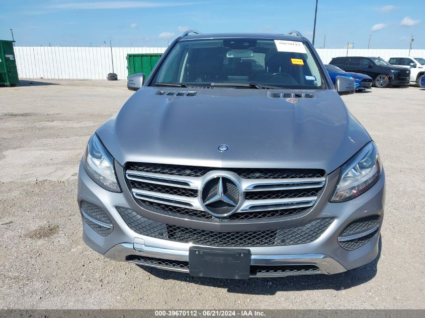 2016 Mercedes-Benz Gle 350 VIN: 4JGDA5JB1GA654419 Lot: 39670112