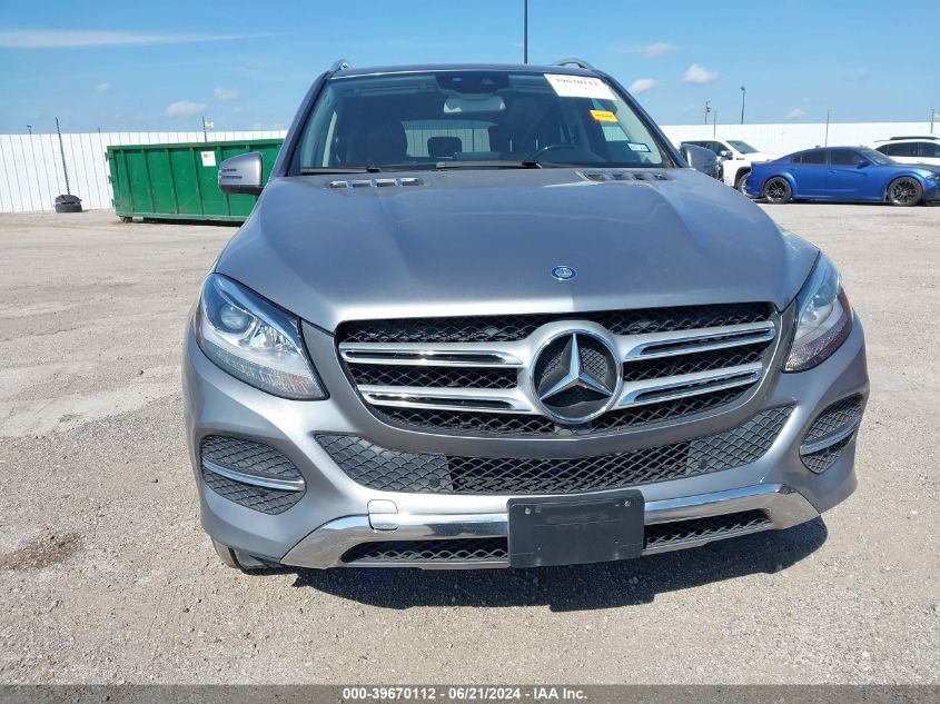 2016 Mercedes-Benz Gle 350 VIN: 4JGDA5JB1GA654419 Lot: 39670112