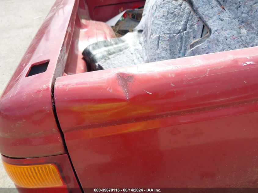 1998 Ford Ranger Splash/Xl/Xlt VIN: 1FTYR14U8WPA76495 Lot: 39670115