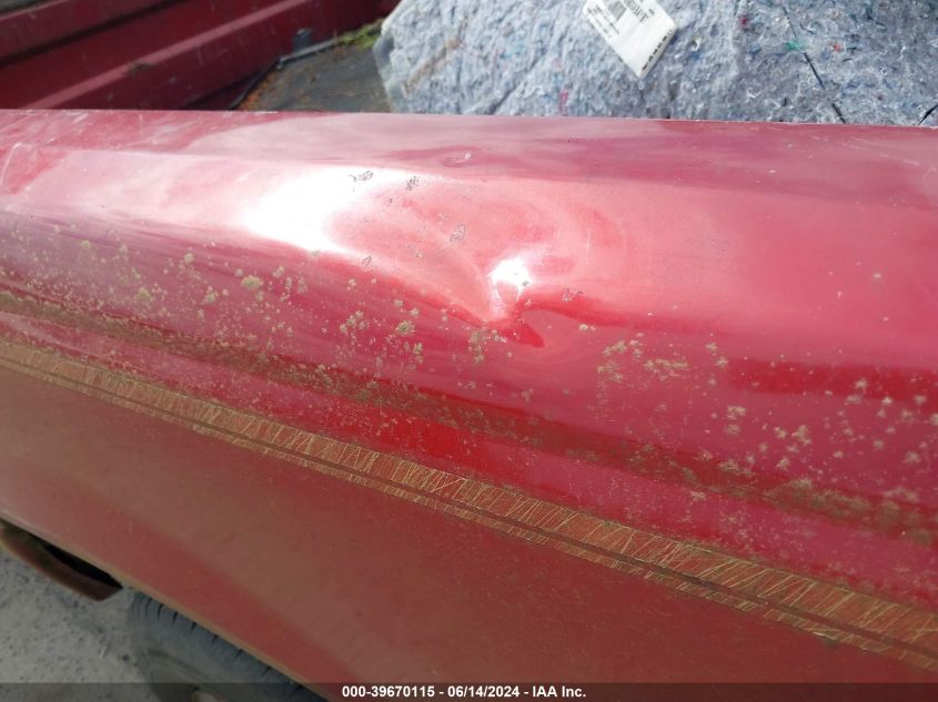 1998 Ford Ranger Splash/Xl/Xlt VIN: 1FTYR14U8WPA76495 Lot: 39670115