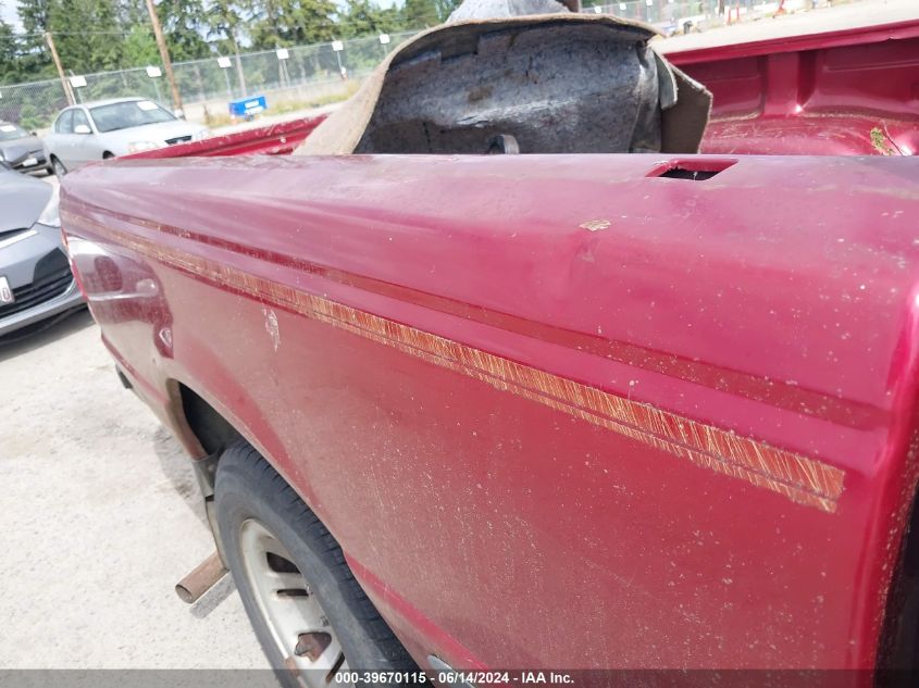 1998 Ford Ranger Splash/Xl/Xlt VIN: 1FTYR14U8WPA76495 Lot: 39670115