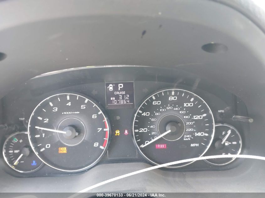 2012 Subaru Outback 2.5I VIN: 4S4BRCAC7C3261035 Lot: 39670133