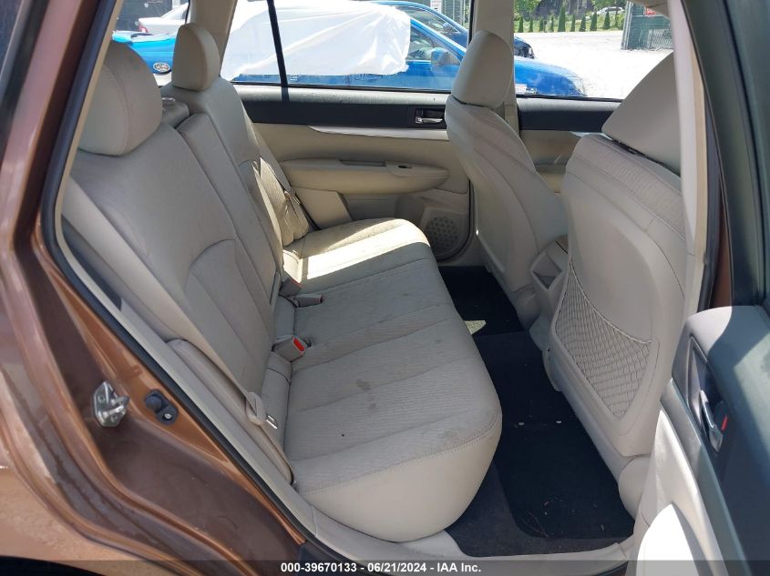 2012 Subaru Outback 2.5I VIN: 4S4BRCAC7C3261035 Lot: 39670133