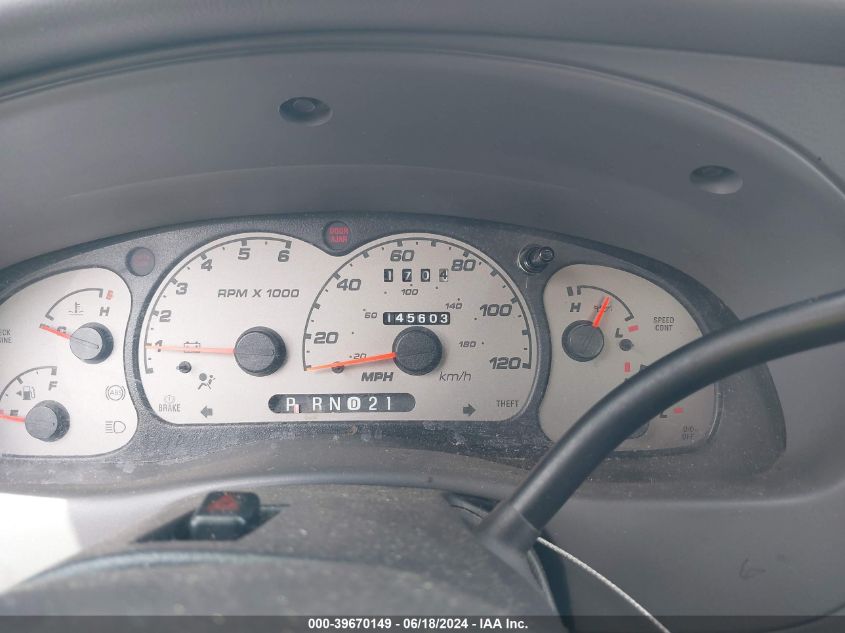 2003 Ford Ranger Edge/Tremor/Xl/Xlt VIN: 1FTYR14V93PB34103 Lot: 39670149