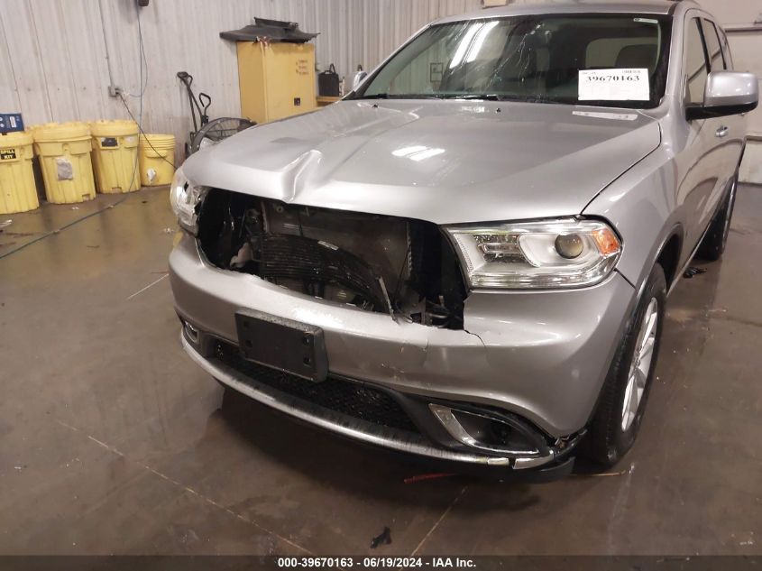 2015 Dodge Durango Sxt VIN: 1C4RDJAG1FC837358 Lot: 39670163