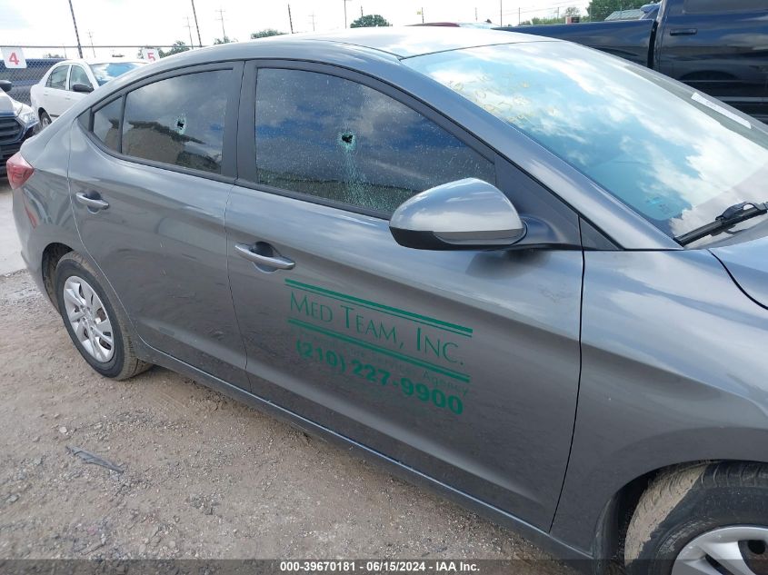 2019 Hyundai Elantra Se VIN: 5NPD74LF2KH494761 Lot: 39670181