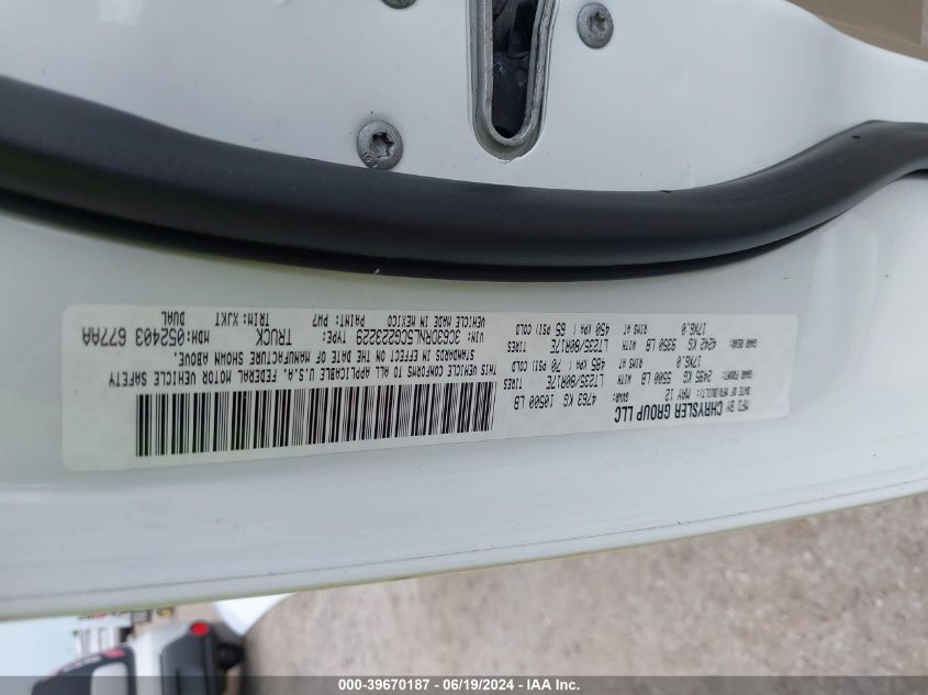 2012 Ram 3500 Laramie Longhorn/Limited Edition VIN: 3C63DRNL5CG223229 Lot: 39670187