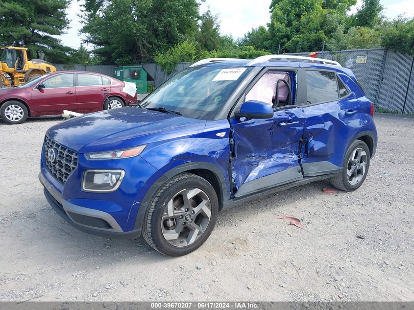 2021 Hyundai Venue Sel VIN: KMHRC8A38MU105031 Lot: 39670207