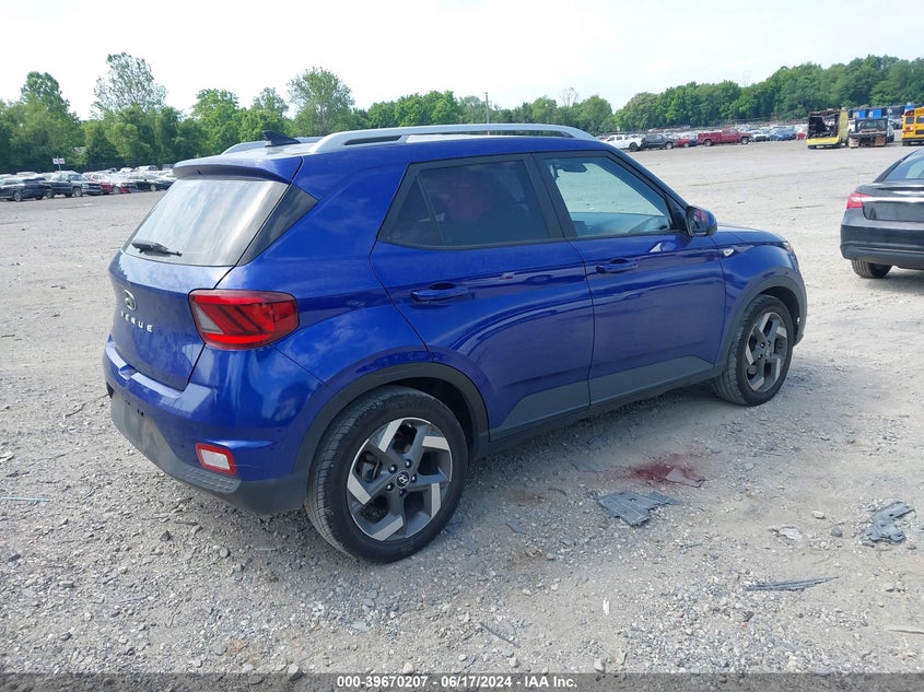 2021 Hyundai Venue Sel VIN: KMHRC8A38MU105031 Lot: 39670207