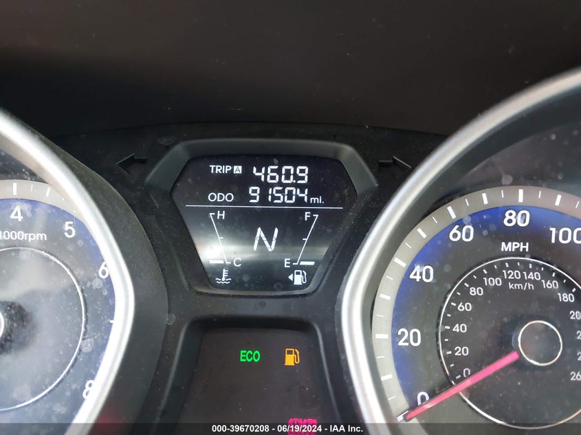 2013 Hyundai Elantra Gls VIN: KMHDH4AE0DU975975 Lot: 39670208