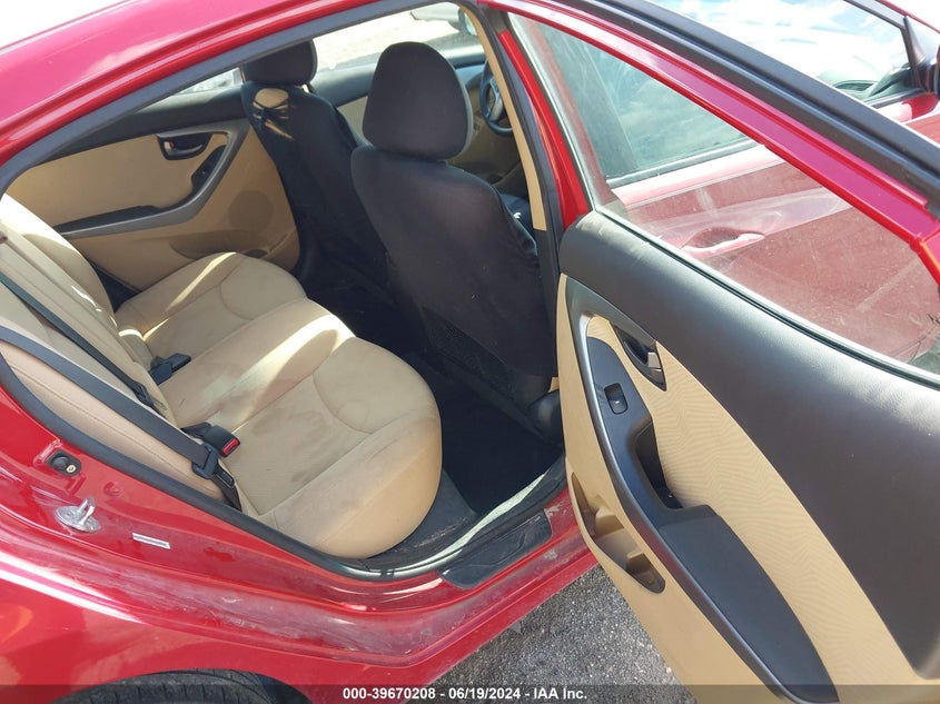 2013 Hyundai Elantra Gls VIN: KMHDH4AE0DU975975 Lot: 39670208