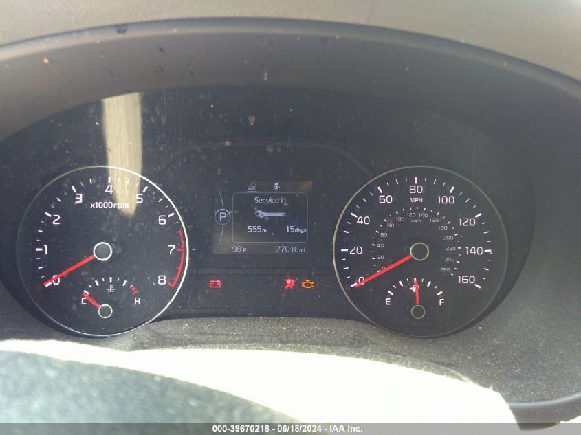 2017 Kia Sportage Lx VIN: KNDPMCACXH7260177 Lot: 39670218