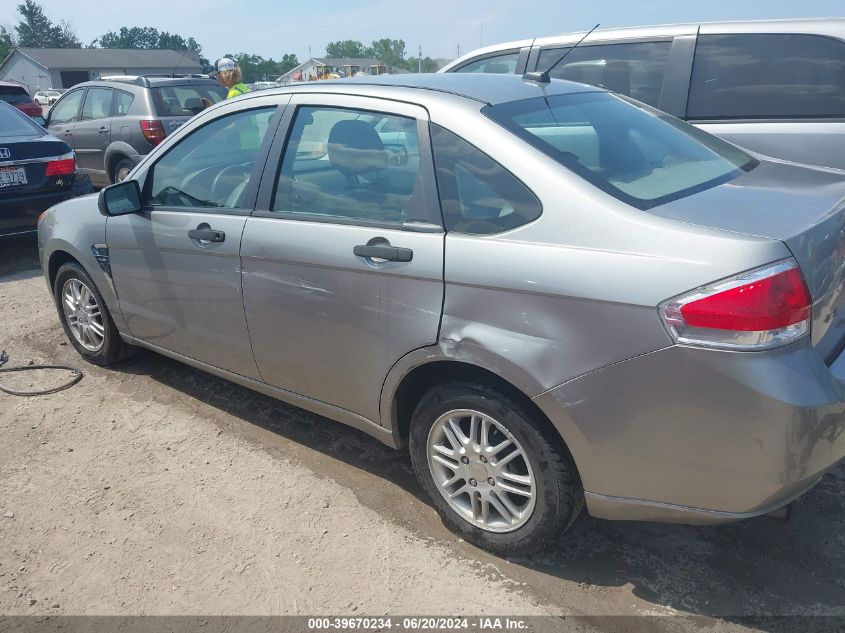 2008 Ford Focus Se/Ses VIN: 1FAHP35N78W210372 Lot: 39670234